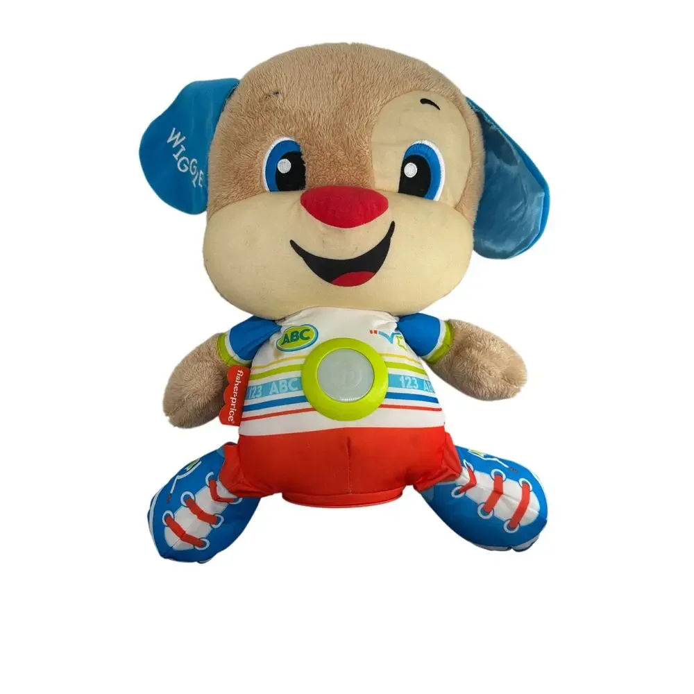 Fisher Price Laugh & Learn Puppy Smart Stages Interactive Plush Torn Back